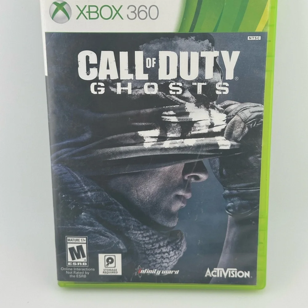 Microsoft Xbox 360 Call of Duty Ghosts Black and Green